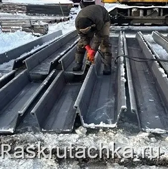 Резка шпунта ларсена (larssen)